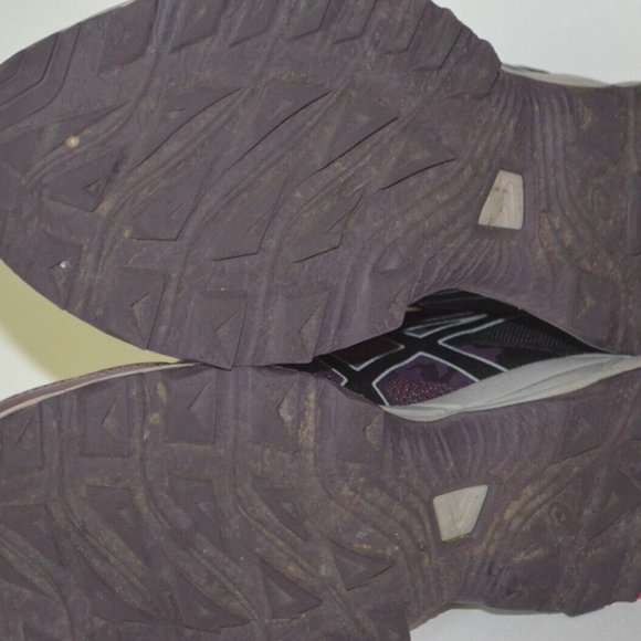 Asics Gel Sonoma 3 Running Shoes Womens Size 9 Sneakers T774N Black/Grey/Purple - Picture 8 of 8